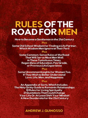 cover image of Rules of the Road for Men